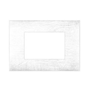 PLAQUE YOUNG 44 RECTANGULAIRE BLANC 3D 3 MODULES SOMEF